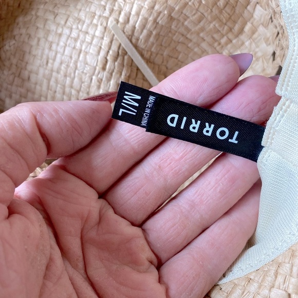 Torrid Tan Woven Sun Hat - Picture 6 of 6